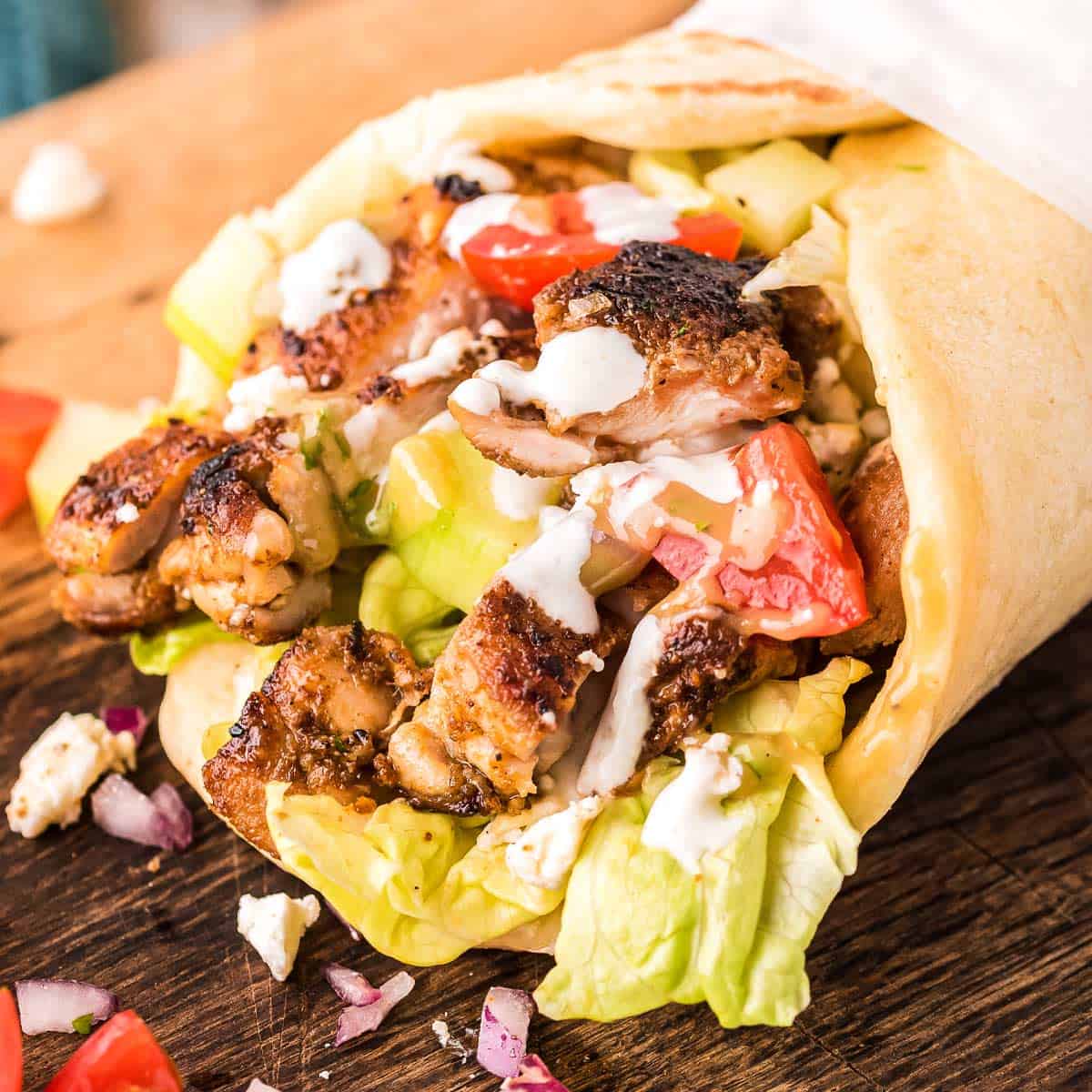 CHICKEN SHAWARMA